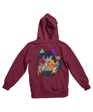 Top Notchy TV Toon Number 5 Back Printed Unisex Hoodie 8Ball